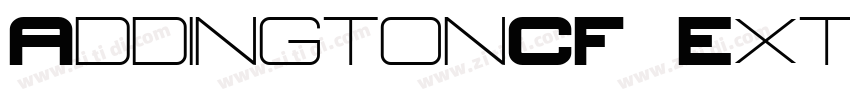 AddingtonCF ExtraBol字体转换